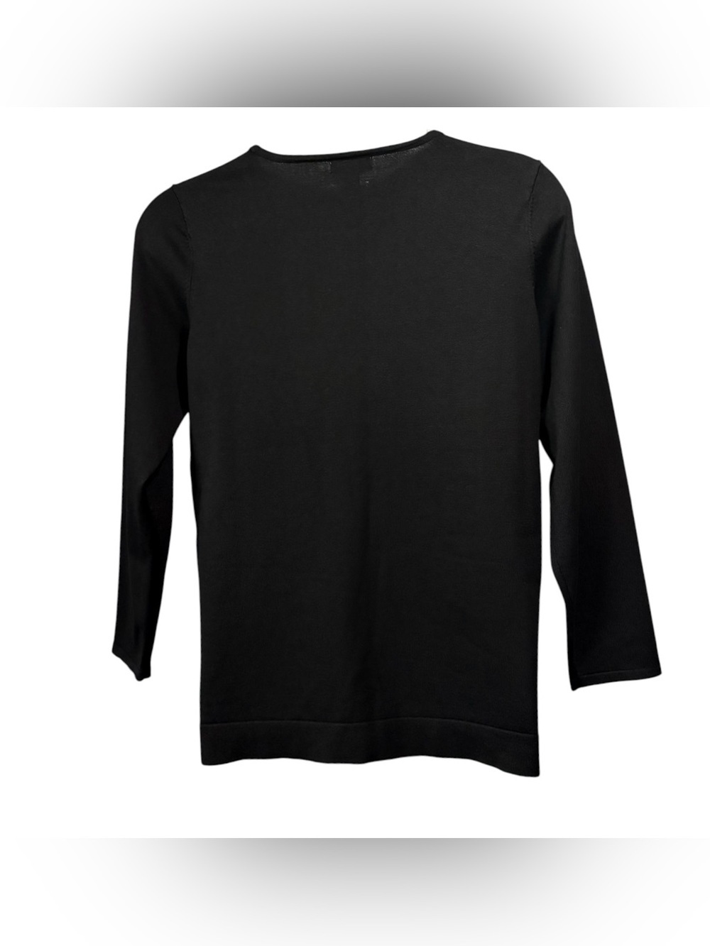 Calvin Klein, Black Rhinestone Top, Women Sparkle Elegant, Large - Picture 8 of 11